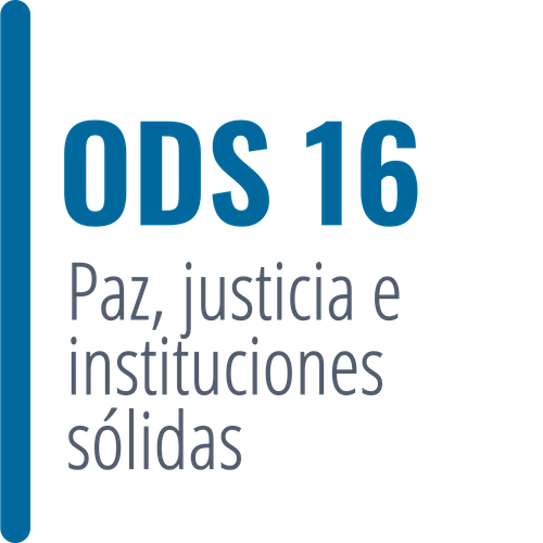 Texto ODS16 Paz, justicia e instituciones sólidas